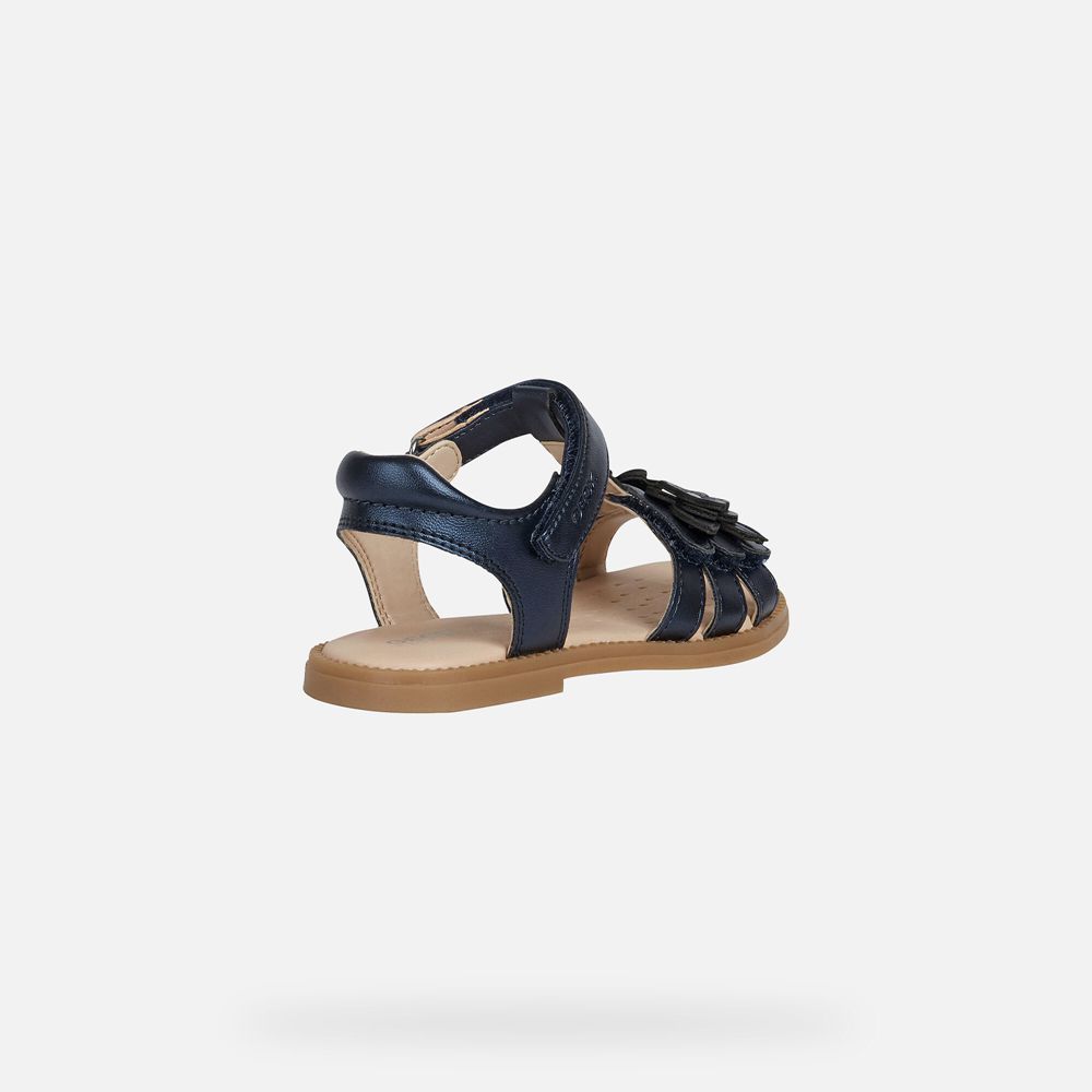 Sandales Geox Karly - Bleu Marine - Fille 150273-EAV